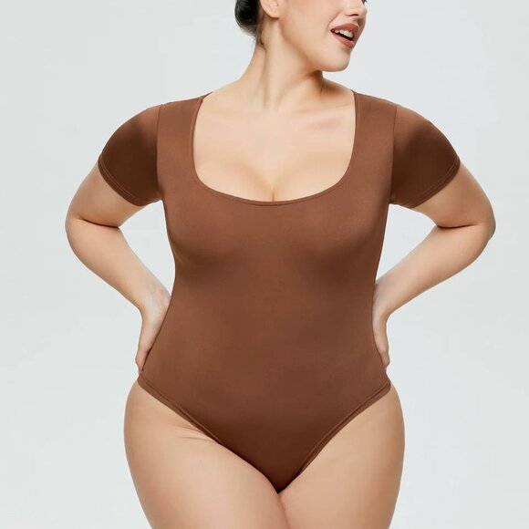 U-neck Corset Seamless Plus Size Shapewear\bodysuit (NEW) - Picture 2 of 5